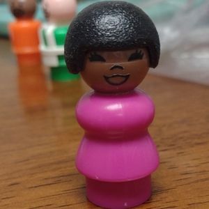 Fisher Price Sesame Street Little People Susan Vintage, HTF, Rare 1970s